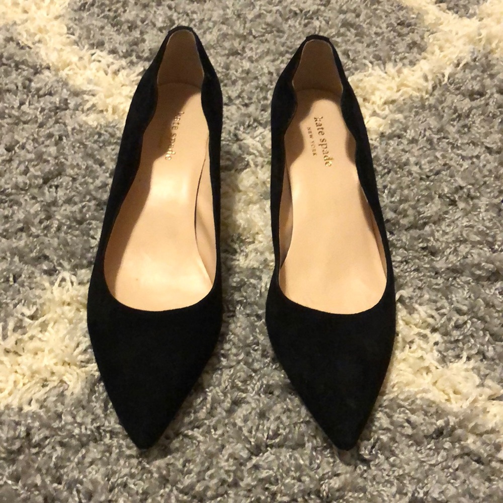 Kate spade suede heels
